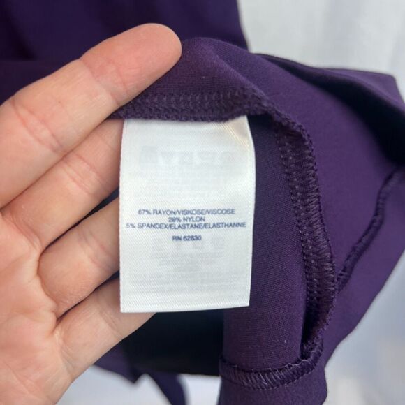 Lands End Ponte Sheath Dress Bodycon Dressy Office Career Work Purple Size 8 - Picture 11 of 12